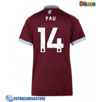 Fotballdrakt Dame Aston Villa Pau Torres #14 Hjemmedrakt 2026-27 Kortermet